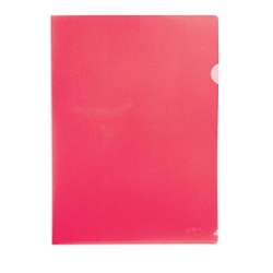 папка-уголок 0,2мм красный, 51182 /stanger