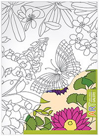 iq раскраска 3d контур. разноцветный микс 2шт. 29244 /айрис