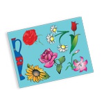 трафарет цветы тр-12 /пчелка