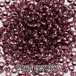 бисер чехия 5г 10/0 2.3мм сиреневый 1-й сорт, е264 27060 /gamma бисер чехия 5г 10/0 2.3мм сиреневый 1-й сорт, е264 27060 /gamma