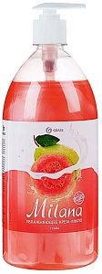 крем-мыло 1л milana с дозатором гуава /grass