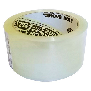 клейкая лента 48мм*150м прозрачная 38мкм /novaroll