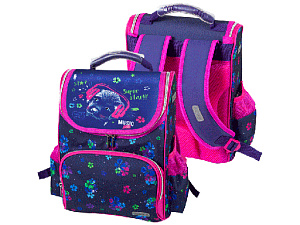 ранец эргоном. lite music dog 34*27*20см, 900г, 1о, 3к, светоотр., 7030121 /attomex