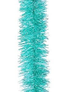 мишура праздничная pastel перфор. d=50мм 2м бирюзовая м1115