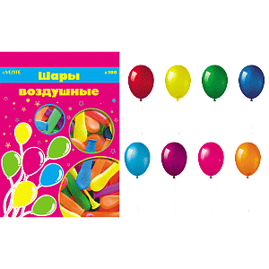 шар возд. 25см перламутровые цвета ассорти 9061701 /devente