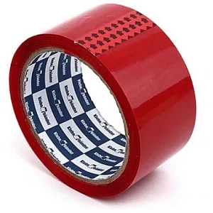 клейкая лента 50мм*57м 40мкм красная /klebebander