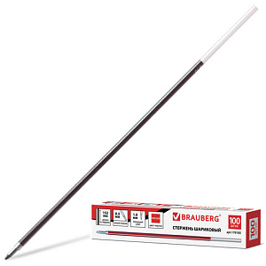 стержень шариковый corvina/line 152мм, евронаконечник, 1,0мм, красный 170185 /br 