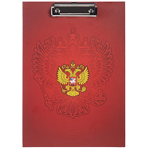 планшет а4 с верхним зажимом символика, мат. лам. картон пп4л_15609 /hatber