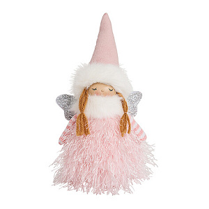 ангел-хранитель снов, розовый с led-подсветкой 11*7*20см ат2370 /holidayclassics