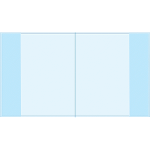 набор обложек 213*355 10шт. для дневника, тетрадей, пвх 120мкм, прозрачные, 8051308 /devente