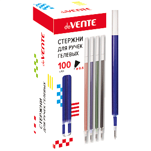 стержень 128мм гелевый синий 0,5мм 5053700 /devente