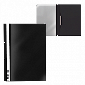 скоросшиватель а4 economy с прозрачной обложкой черный 160мкм 47826 50010 /ек изображение скоросшиватель а4 economy с прозрачной обложкой черный 160мкм 47826 50010 /ек