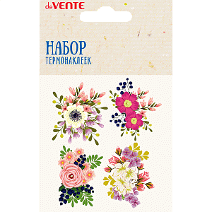 термонаклейки для текстиля 22*18,7 см букеты цветов в блистере 8002150 /devente термонаклейки для текстиля 22*18,7 см букеты цветов в блистере 8002150 /devente