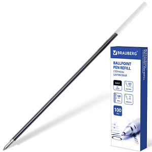 стержень 140мм 0,5мм евронаконечник черный 170178 /br