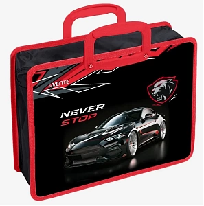 папка с ручками а4 never stop,  пластикручки, расширение 10см, 8054475 /devente