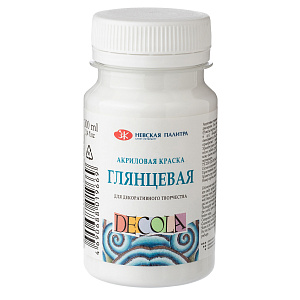 акрил глянцевый белый 100мл 2927104 /decola акрил глянцевый белый 100мл 2927104 /decola