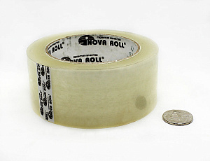 клейкая лента 48мм*120м прозрачная 38мкм /novaroll