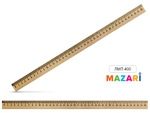линейка 40см деревянная