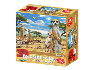 пазлы 3d 100 310*230 сурикаты pr13717 /prime