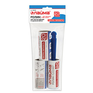 ролик для чистки одежды+2 суперлипких смен. блока по 20л, 605399 /laima