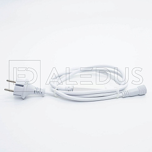 блок питания aledus 3а, 1.5 м, универсальный, белый, с вилкой