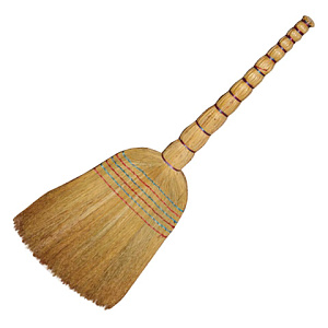 веник сорго 6-ти прошивной, "премиум", 400-440 г, ширина метелки 30-35см, длина 79см, 604230