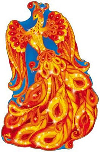 плакат фигурный жар-птица а3 ф-7454 /сфера