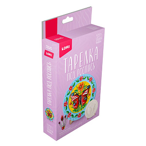 набор для творчества 3d art. роспись тарелки. бабочка ирт-002 /lori