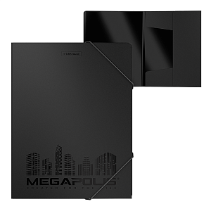 папка-конверт на резинках пластиковая меgapolis 46014 50392 /ек изображение папка-конверт на резинках пластиковая меgapolis 46014 50392 /ек
