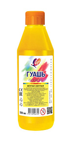 гуашь  желтая светлая 500мл, 18с1202-08 /луч