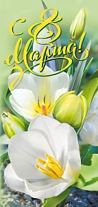 открытка с 8 марта! евро 082.925 /мирпоздр