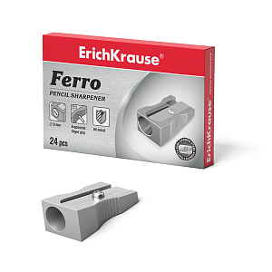 точилка металлическая  ferro скошенная 7074 /ek