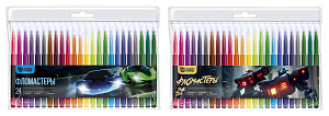 фломастеры 24цв микс для мальчиков, вент. колпачки, в блистере, фл24-мдм фл24-ммк /scформат