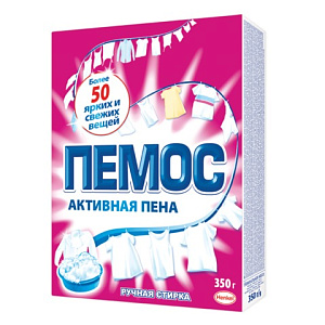 стиральный порошок 350г ручная стирка. активная пена 2080125 /пемос