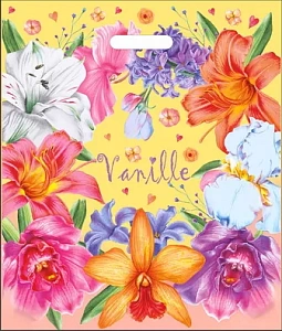 пакет 40*47 ваниль, прорубной, 45мкм  фото