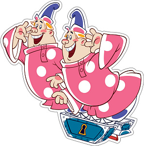 мини-плакат фигурный двое из ларца а4 фм2-12708 /сфера