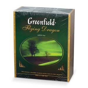 чай greenfield "flying dragon", зеленый, 100пак. в конв. по 2г, 0585-09 изображение чай greenfield "flying dragon", зеленый, 100пак. в конв. по 2г, 0585-09