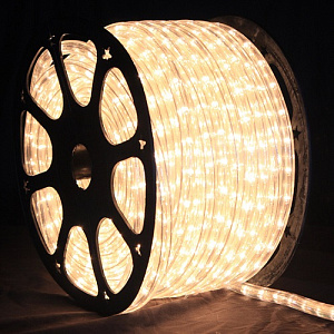 эл.гирл. дюралайт led желтая 10м + контроллер 9573-2 (3 жилы, кругл.) /j.otten