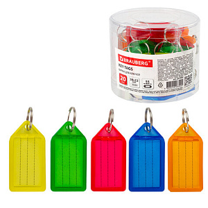 брелок для ключей цветной инфо-окно 39*22мм, ассорти, 237495 /br