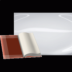 набор 10 обложек самоклеящихся 360*500 универсальных прозрачных пвх 80мкм 8052400 /devente