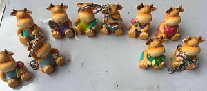 брелок милый бычок ассорти ну-0979 /miland изображение брелок милый бычок ассорти ну-0979 /miland