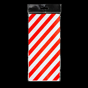 бумага упаковочная тишью 50*70см 4 листа праздник (красно-белая) 49744 /ek фото