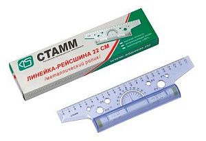рейсшина 22 см металлический ролик лр15 лр-30477 /стамм изображение рейсшина 22 см металлический ролик лр15 лр-30477 /стамм