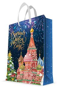 нг пакет бумажный 26*32,4*12,7 собор василия блаженного ламинация, 140г/м, 86242 /magictime изображение нг пакет бумажный 26*32,4*12,7 собор василия блаженного ламинация, 140г/м, 86242 /magictime