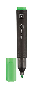 текстмаркер 1-5мм зеленый скошен.наконечник, плоский корпус, 5045352, 5045301 /attomex