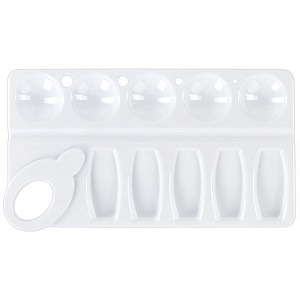 палитра пластмассовая 10 ячеек прямоугольная 227809 /пифагор изображение палитра пластмассовая 10 ячеек прямоугольная 227809 /пифагор