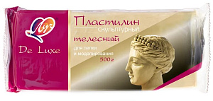 пластилин скульптурный 500г телесный 29с1697-08 /луч