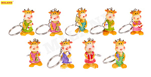 брелок милый бык ассорти ну-0978 /miland изображение брелок милый бык ассорти ну-0978 /miland