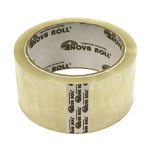клейкая лента 48мм*50м прозрачная  / nova roll