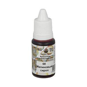 краситель водорастворимый малиновый сироп 10мл pim-10 08 /bubbletime